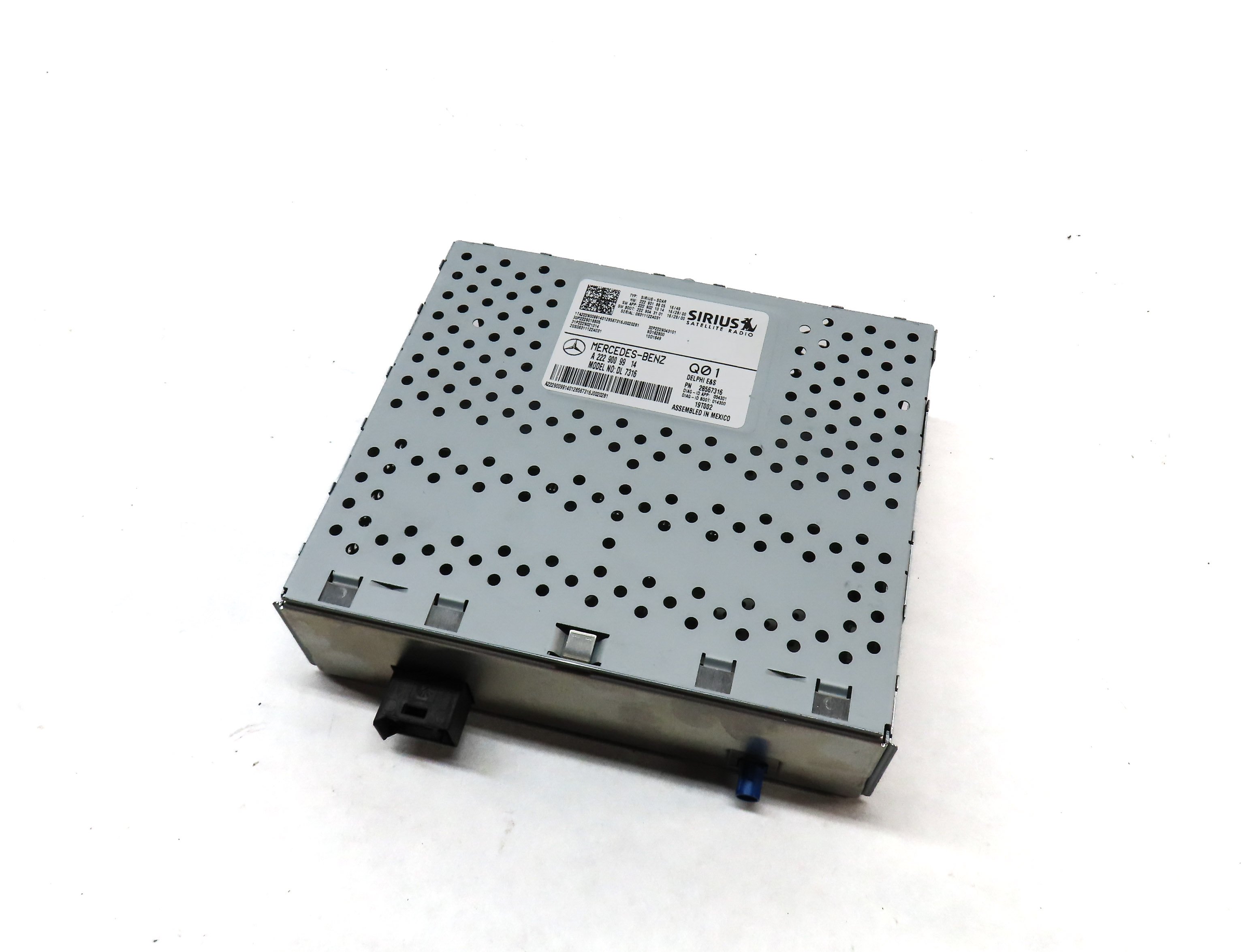 2019 MERCEDES GLC300 (X253) SIRIUS SATELLITE RADIO CONTROL MODULE RECEIVER — exact item pictured